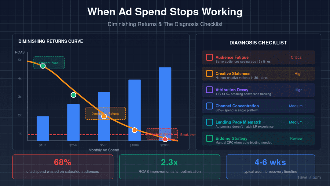 When More Ad Spend Stops Working: Diagnosing Growth Stalls in Financial Services